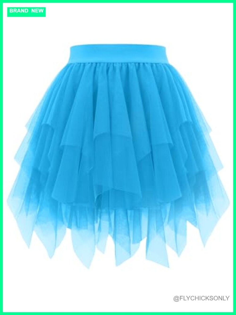Womens Tulle Skirt Layered Fairy Irregular Tutu